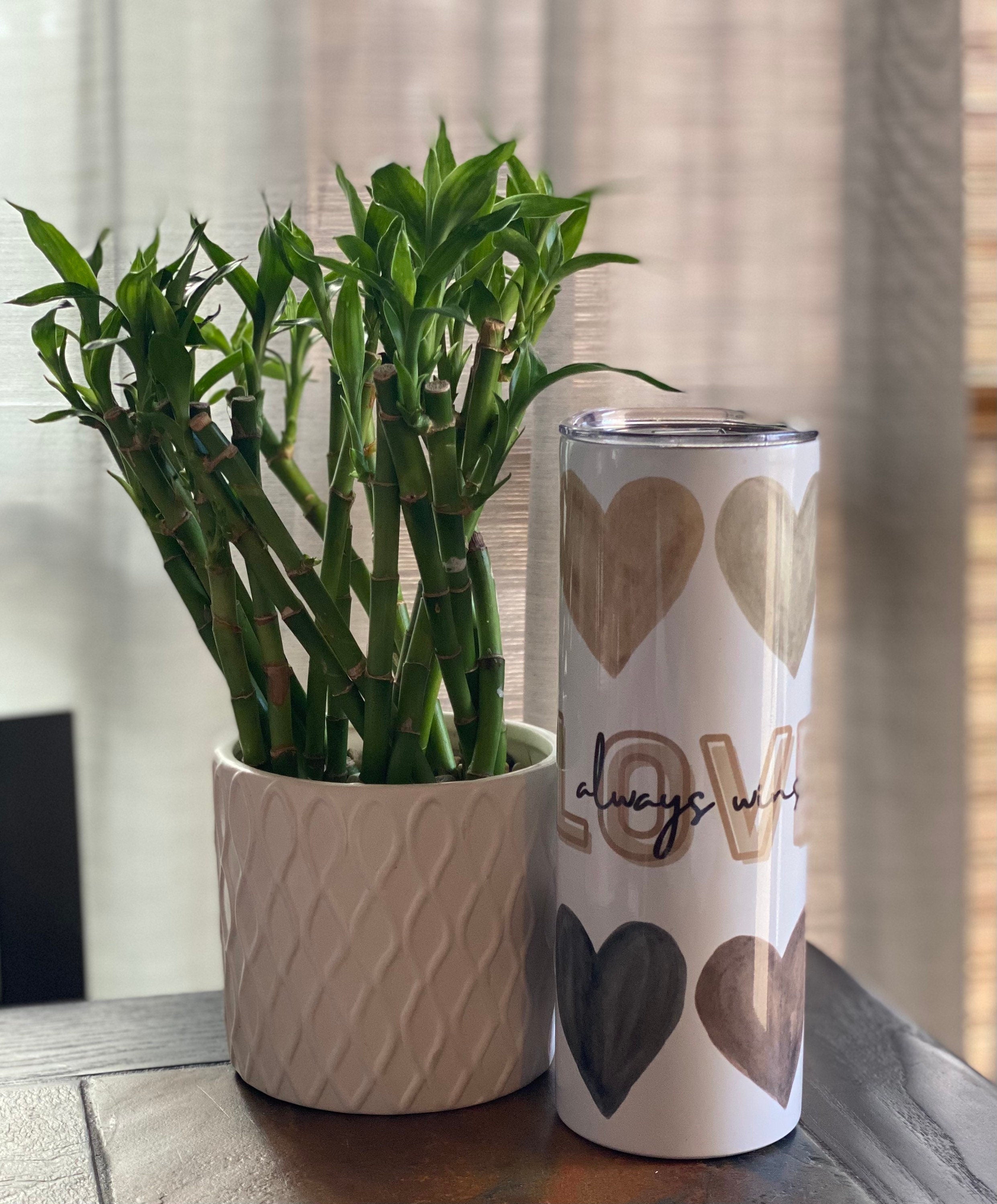 Unity Hearts Tumbler / Beauty Has no Skintone Tumbler / Water Color Hearts / Melanin Tumbler