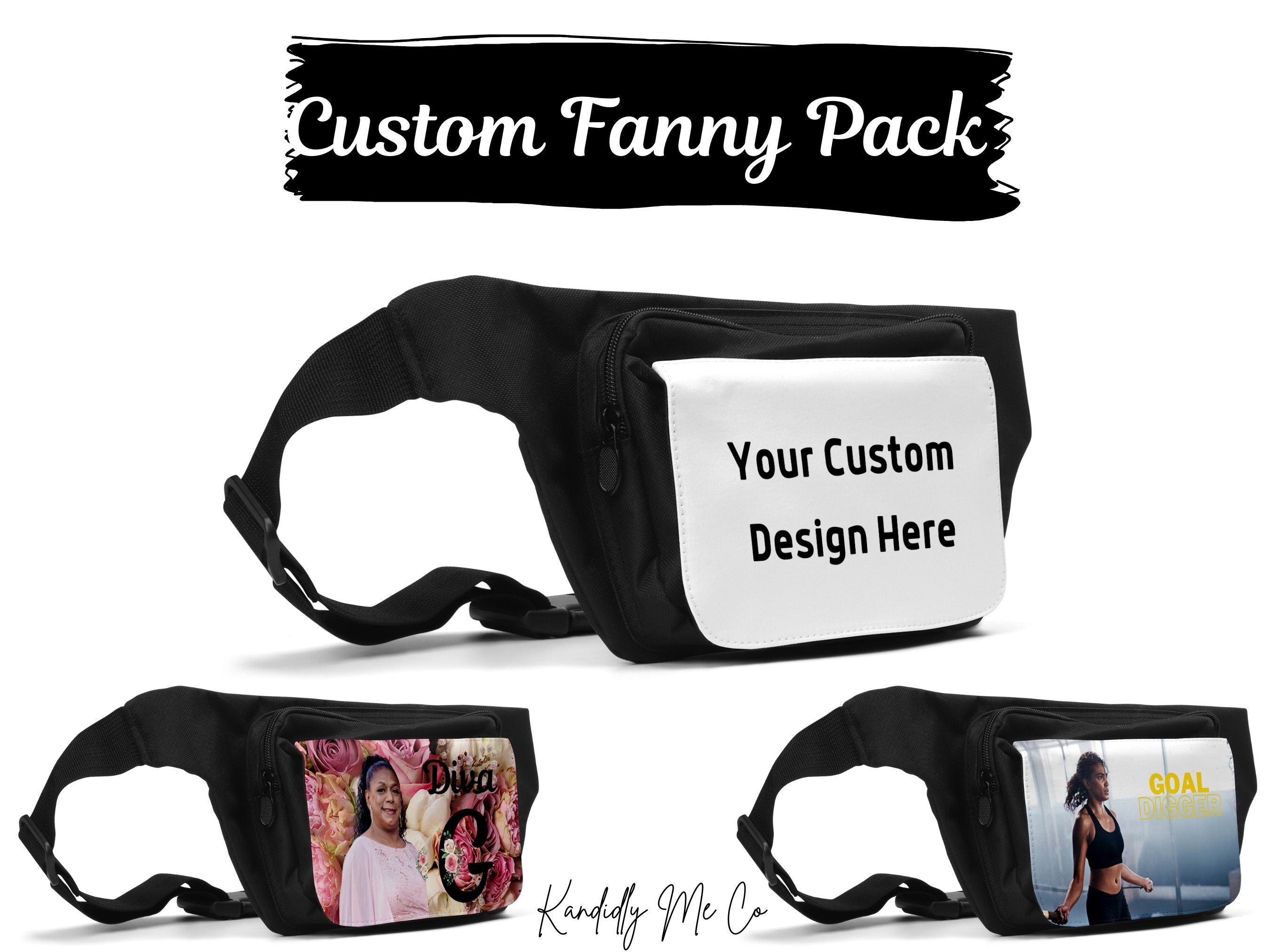 Custom Photo Fanny Pack Custom Purse Workout Bag Photo Bag Photo Wallet Fanny Pack Gym Bag Gifts For Her Grandmom Gifts